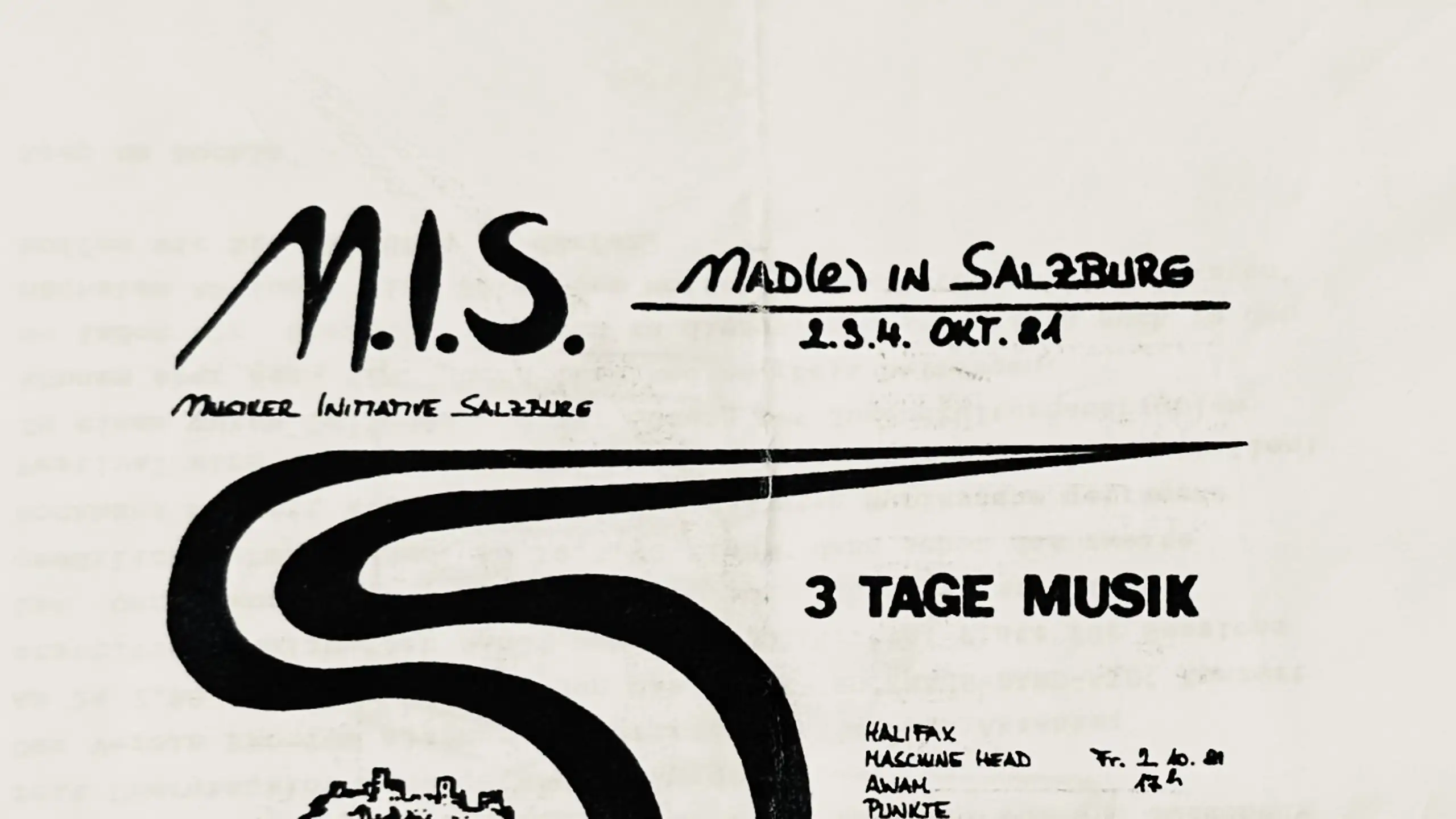 M.I.S.-Plakat, 1991